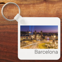 Barcelona Plaza de Espana Katalonien Spanien Sunse
