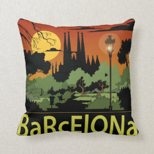 Barcelona-Polyester-Wurfs-Kissen 16" x 16" Kissen