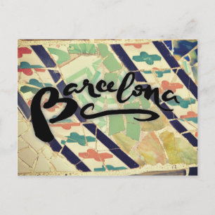 Barcelona Postcard Postkarte