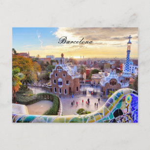 BARCELONA POSTCARD POSTKARTE