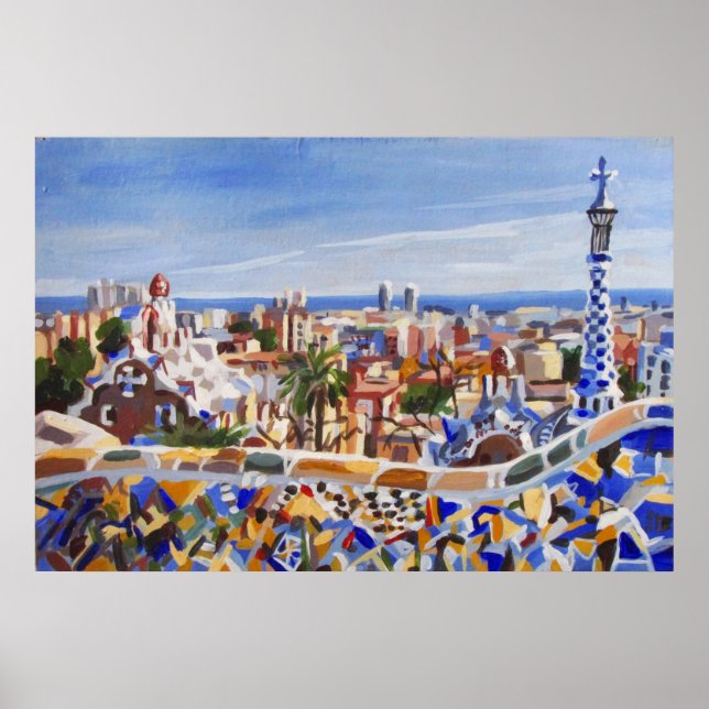 Barcelona Poster (Vorne)