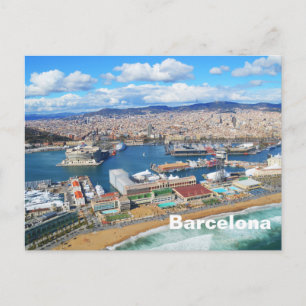 Barcelona Postkarte