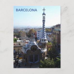 Barcelona Postkarte