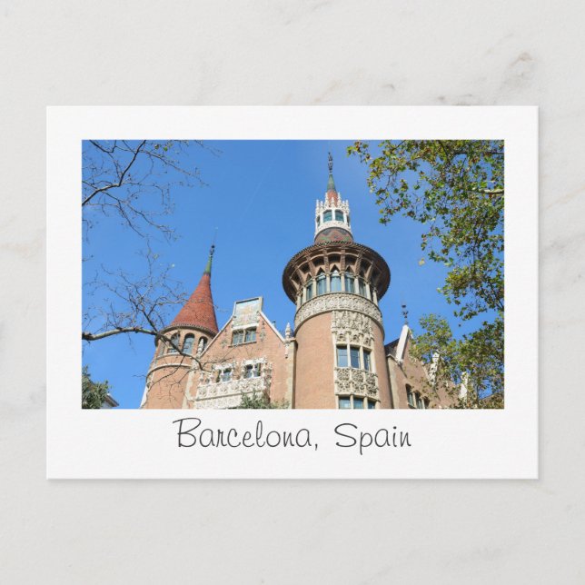 Barcelona Postkarte (Vorderseite)