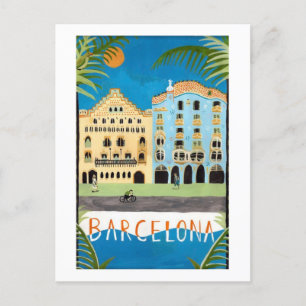 Barcelona Postkarte