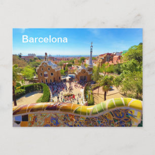Barcelona Postkarte