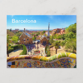 Barcelona Postkarte
