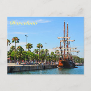 Barcelona Postkarte