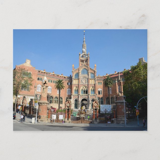Barcelona Postkarte (Vorderseite)