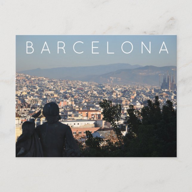 Barcelona Postkarte (Vorderseite)