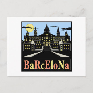 Barcelona Postkarte