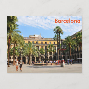 Barcelona Postkarte