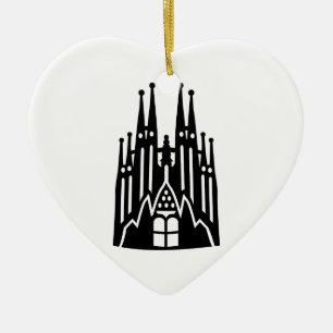 Barcelona Sagrada Familia Keramikornament
