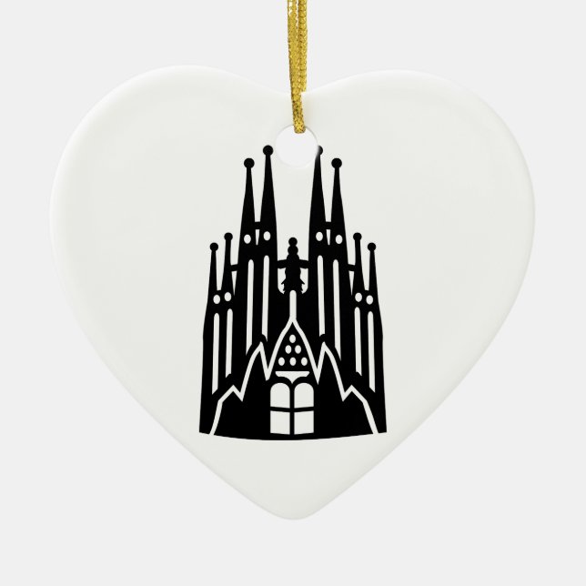 Barcelona Sagrada Familia Keramikornament (Vorne)