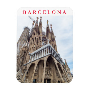 Barcelona Sagrada Familia View Kühlschrankmagnet Magnet