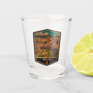 Barcelona Schnapsglas