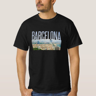 Barcelona - Simplistic Travel Kontur T-Shirt