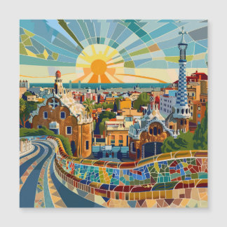 Barcelona Souvenir Imán Magnetkarte