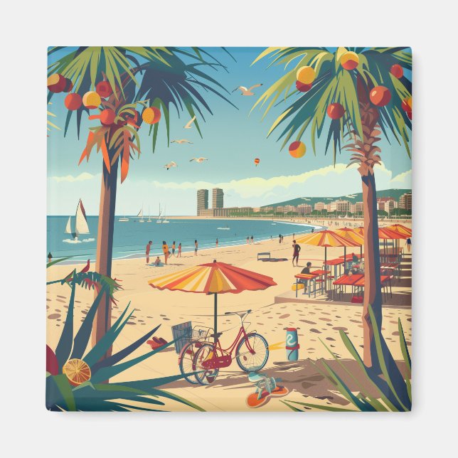 Barcelona Souvenir  Magnet (Vorne)