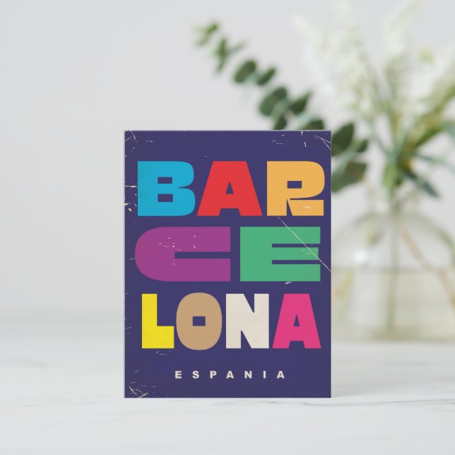 Barcelona Spanien (Stehend Vorderseite)