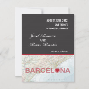 Barcelona Spanien Ankündigung Datum freihalten