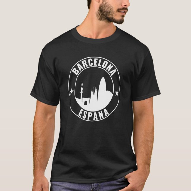 Barcelona Spanien Barcelona Spanien Spanien Spanie T-Shirt (Vorderseite)