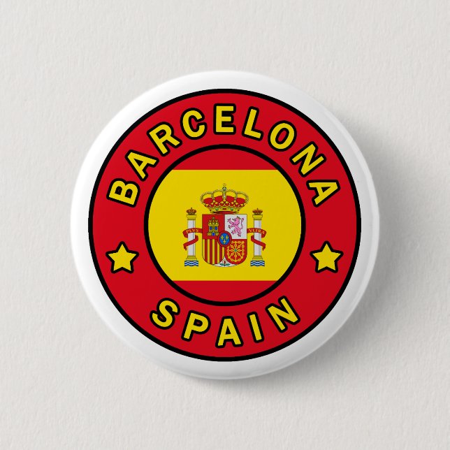 Barcelona Spanien Button (Vorderseite)