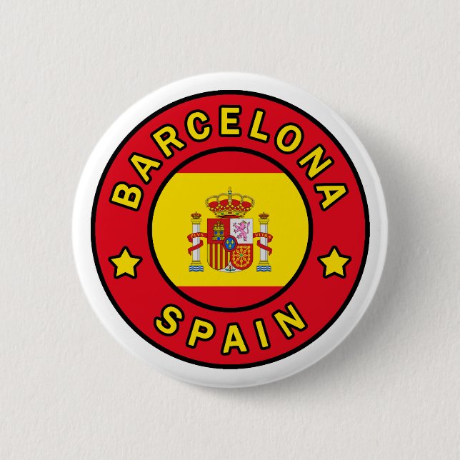 Barcelona Spanien Button (Vorderseite)
