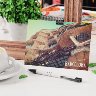 Barcelona, Spanien - Casa Batllo von Gaudi Postcar Postkarte