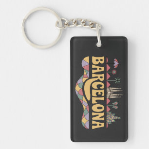 Barcelona Spanien Europa Schlüsselanhänger