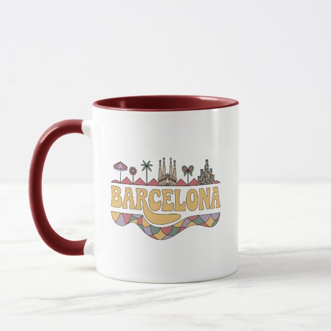 Barcelona Spanien Europa Tasse (Links)