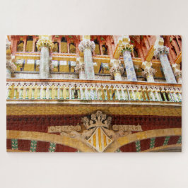 Barcelona Spanien Farbenfrohe Architektur Foto Puzzle