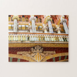 Barcelona Spanien Farbenfrohe Architektur Foto Puzzle