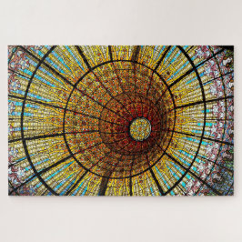 Barcelona Spanien - Foto für gefestigte Gläser Puzzle