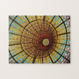 Barcelona Spanien - Foto für gefestigte Gläser Puzzle