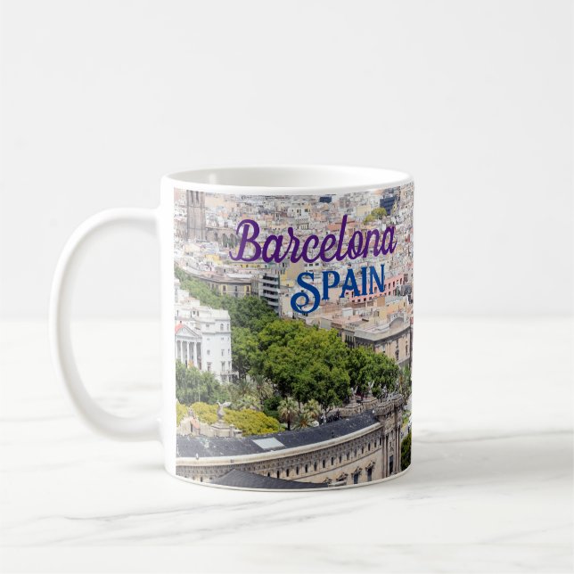 Barcelona Spanien Kaffeetasse (Links)