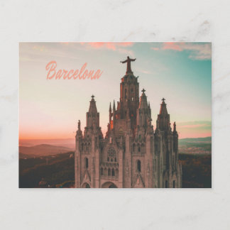 Barcelona Spanien Kirche Postkarte