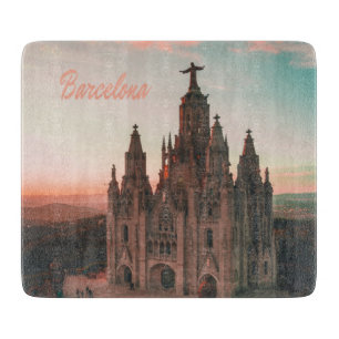 Barcelona Spanien Kirche Schneidebrett