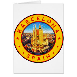 Barcelona, Spanien, Kreis, gelb