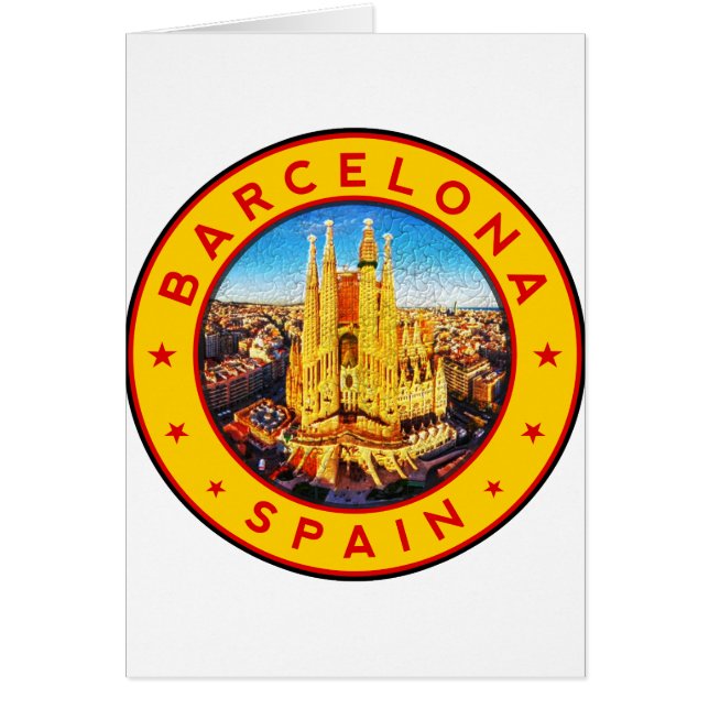 Barcelona, Spanien, Kreis, gelb (Vorne)
