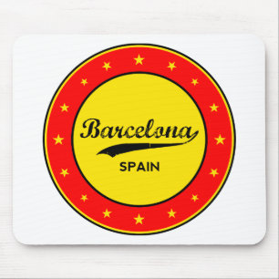 Barcelona, Spanien, Kreis Mousepad