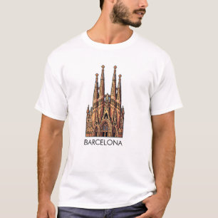 Barcelona Spanien La Sagrada Familia T-Shirt
