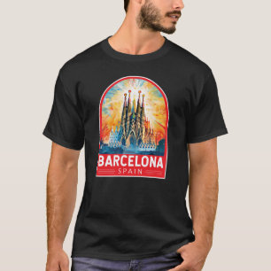 Barcelona Spanien La Sagrada Familia T-Shirt