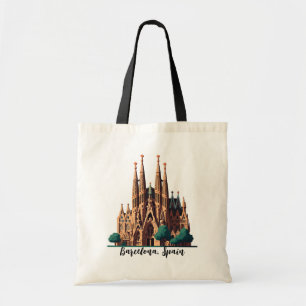 Barcelona Spanien La Sagrada Familia Tragetasche