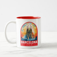 Barcelona Spanien La Sagrada Familia