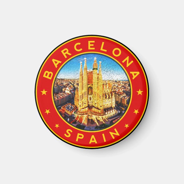 Barcelona Spanien Magnet (Vorne)