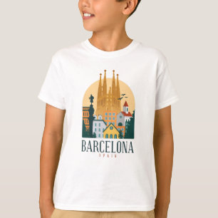 Barcelona Spanien Niedliches spanisches Reisegesch T-Shirt