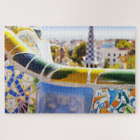 Barcelona Spanien Parc Guell Travel Foto