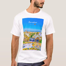 Barcelona, Spanien - Park Guell Gaudi Mosaik