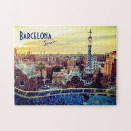Barcelona, Spanien - Park Guell Puzzle